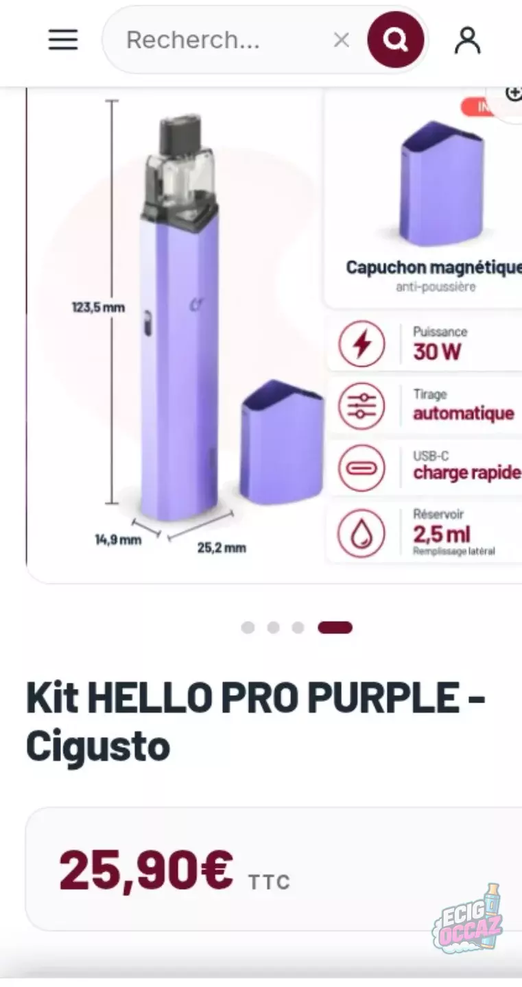 Cigarette électronique (pod)