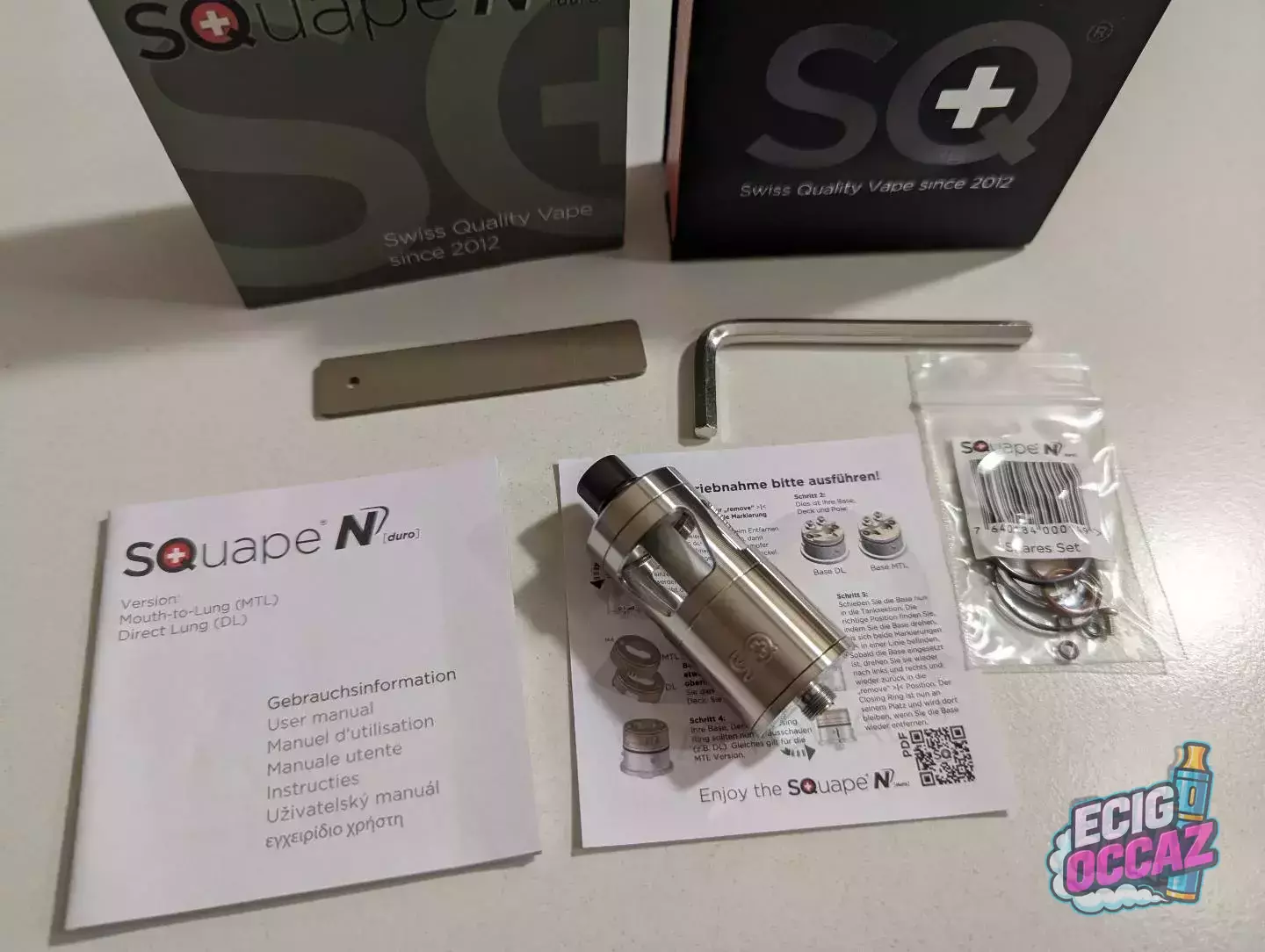 [COLLECTOR / HIGH-END] Atomiseur RTA StattQualm SQuape N[duro] DL