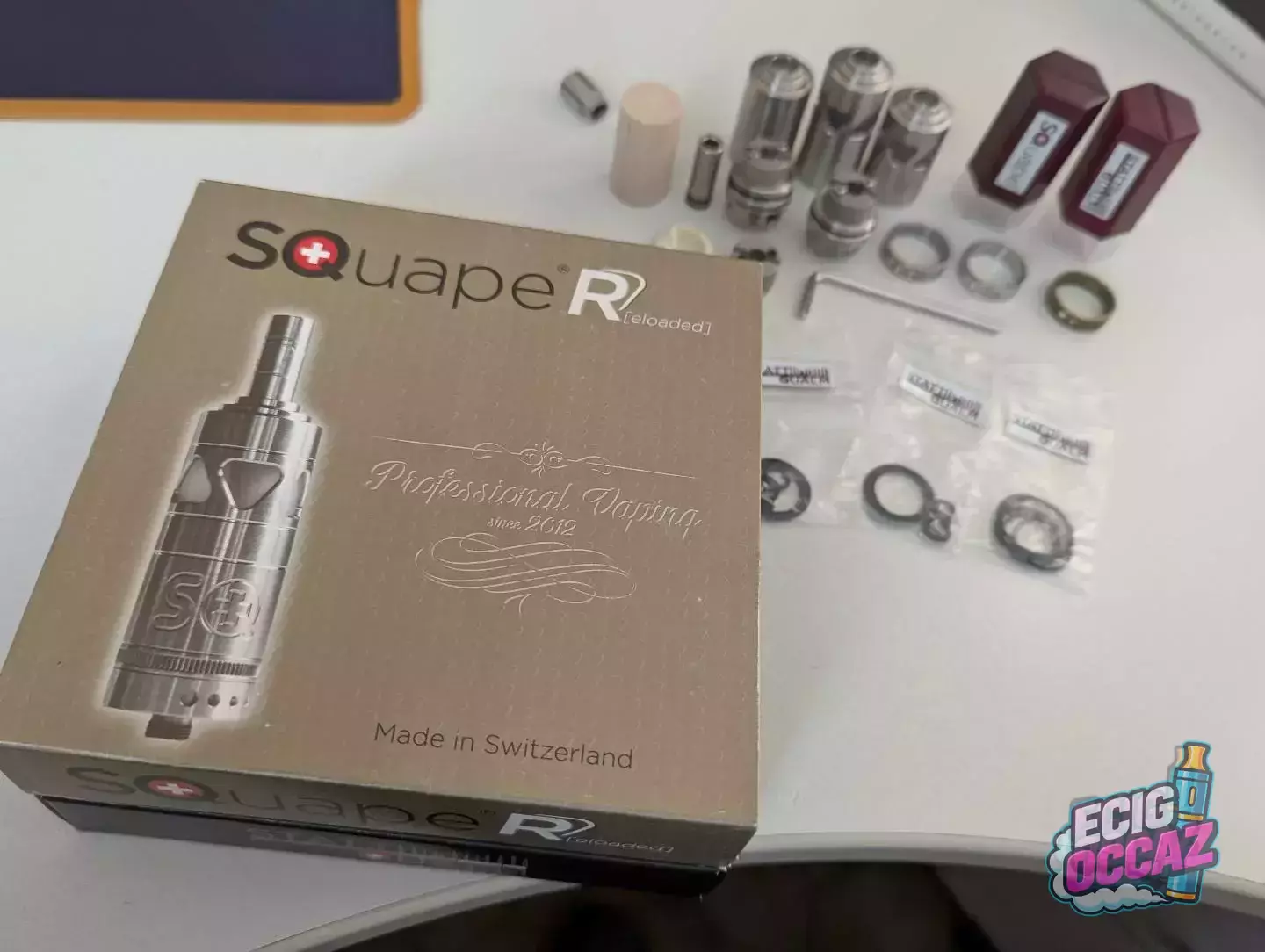 [COLLECTOR / HIGH-END] Atomiseur RTA StattQualm – SQuape R[eloaded]