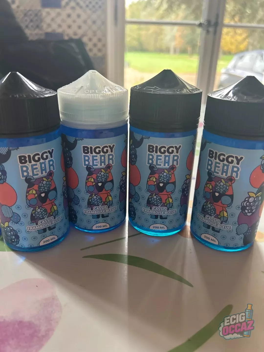 4 × Biggy Bear Cassis Framboise Bleue » * 200 ml chacun * neufs/scellés *