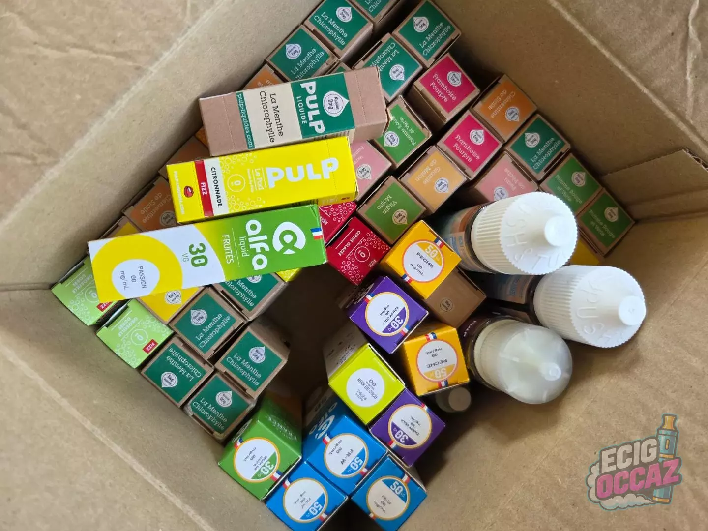 54 e-liquides PULP & Alpha – NEUFS
